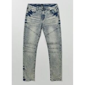 REASON Men's Straight Fit Premium Denim Jeans Acid Wash Size 34
New With Tags